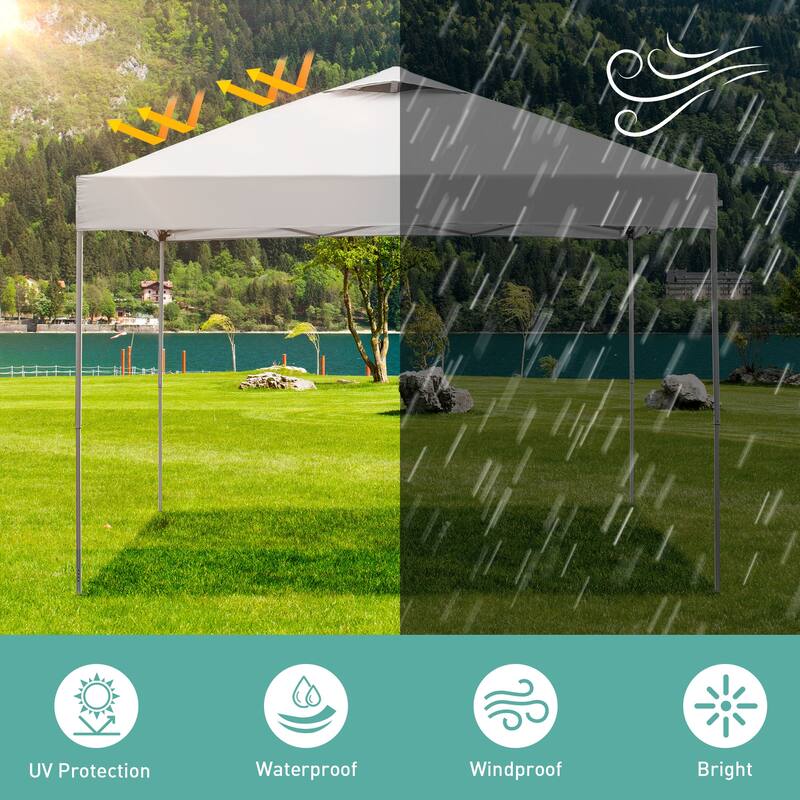 Ainfox 10 x 10 ft Pop-Up Party Canopy Tent Gazebo