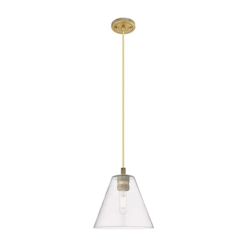 Innovations Lighting Downtown Urban - Crown Point - 1 Light 8" Berkshire Cord Hung Pendant