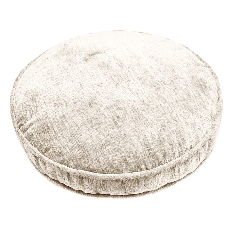 Edie At Home Delmonico Chenille Decorative Pillow 16" Round