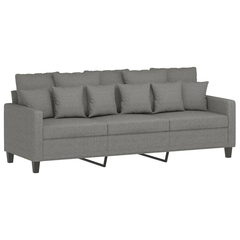 vidaXL Sofa Chair Living Room Accent Upholstered Chair with Armrest Fabric
