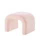 preview thumbnail 13 of 20, Set of 3 U-Shaped Modern Bench Teddy Ottoman Bench, Small Sofa Footrest Extra Seating, 44+18 Inch Bench Bench & Ottoman