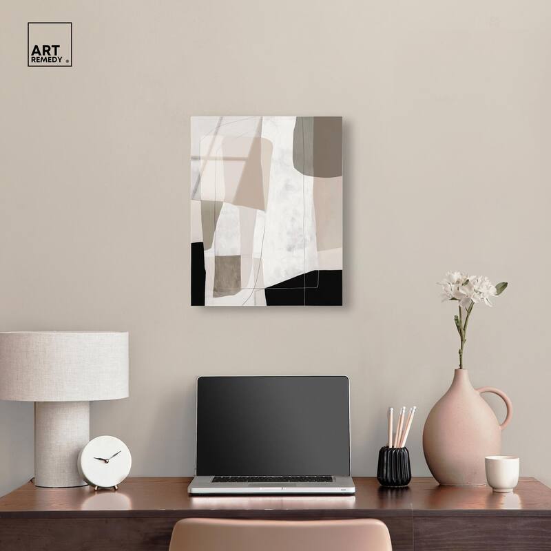 Neutral Forms II Acrylic by Art Remedy, Ready to Hang