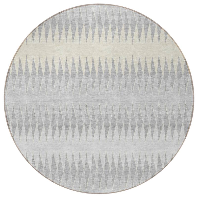 HomeRoots Striped Transitional Rectangle Outdoor Rug