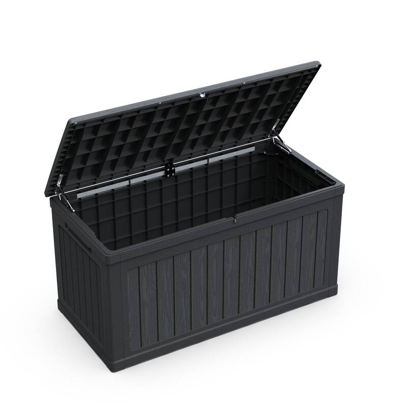 230 Gallon Large Outdoor Storage XXL Deck Box for Patio Furniture, Outdoor Cushions, Garden Tools and Sports/Pools Equipment