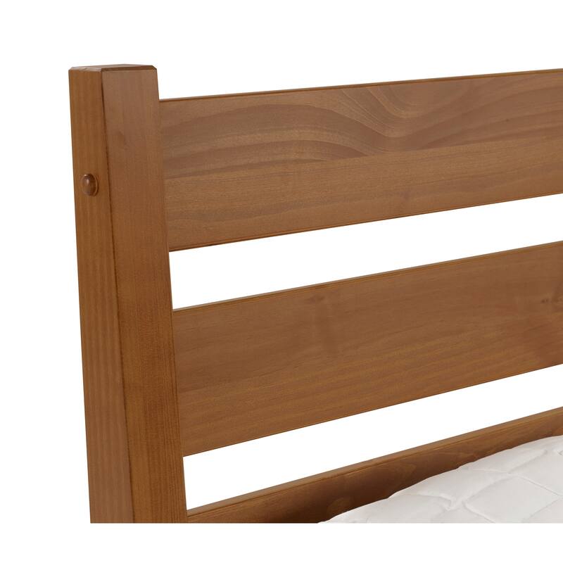 Mid-Century Modern Platform Bed - Queen Size