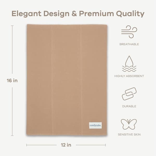 dimension image slide 1 of 12, Burp Cloths 100% Cotton Washcloths for Boys and Girls by Comfy Cubs