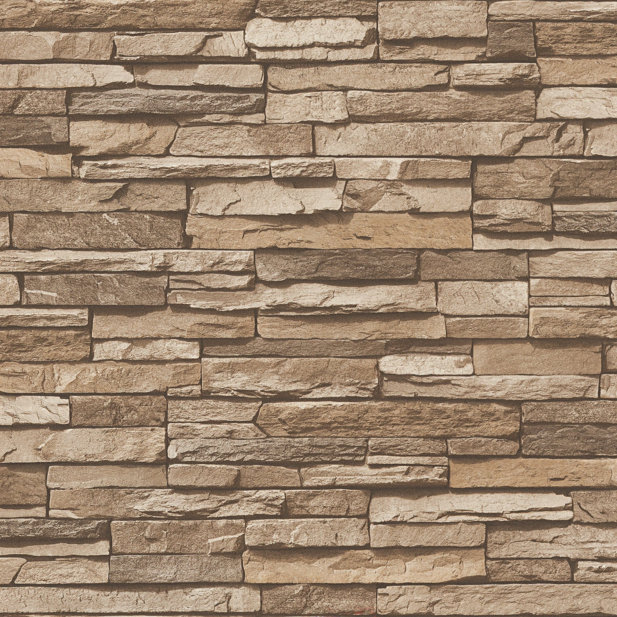 Galerie Wallcoverings Bricks and More Collection Chic Stonewall Effect Matte Finish Vinyl on Non-woven Wallpaper Roll