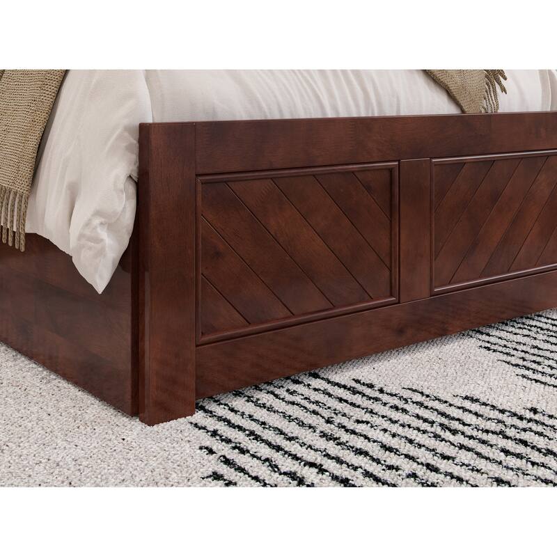 AFI, Canyon Platform Bed with Matching Footboard & Trundle