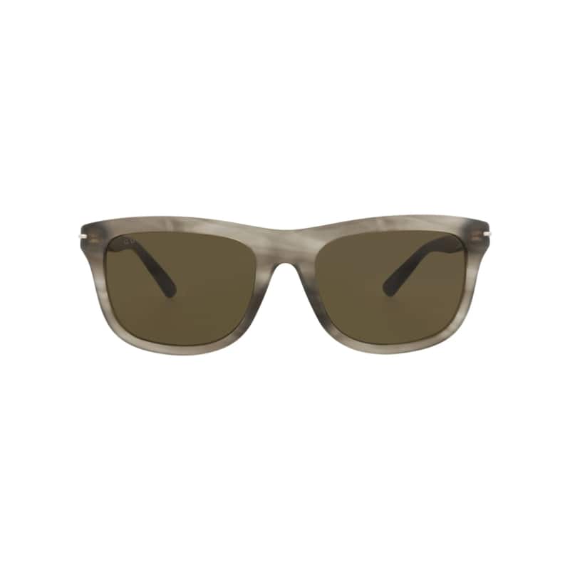 Gucci Square-Frame Recycled Acetate Sunglasses - Havana Havana Brown - Multi - Brown Lens