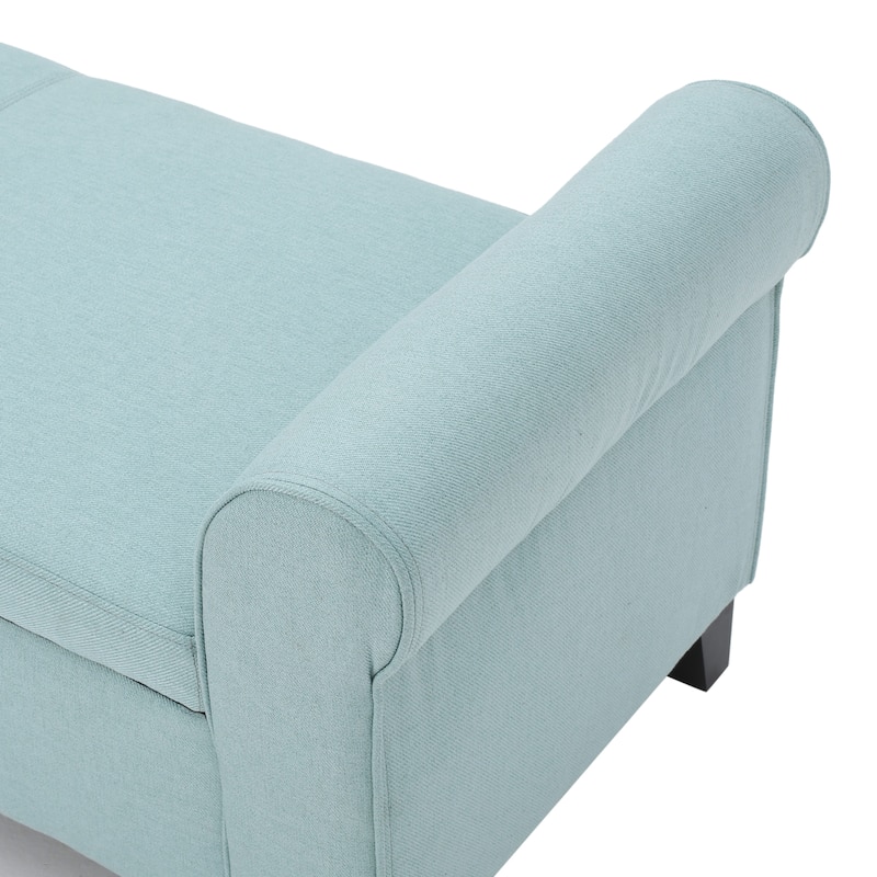 Hayes Armed Storage Bench