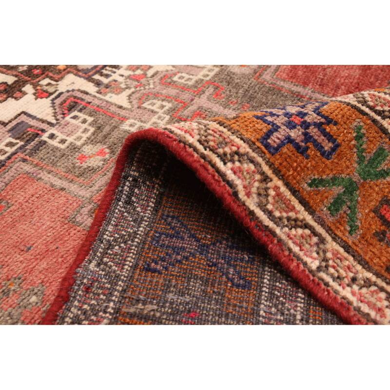 ECARPETGALLERY Hand-knotted Andelz Dark Copper Wool Rug - 3'8 x 8'5