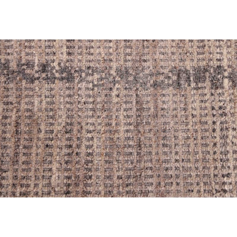 ECARPETGALLERY Hand-knotted Tangier Tan Wool Rug - 8'3 x 10'1