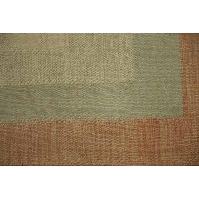 Hand Woven Oriental 100% Wool Carpet Southwestern Modern Multi-Colored Kilim Area Rug - 7' 10'' X 5' 4''