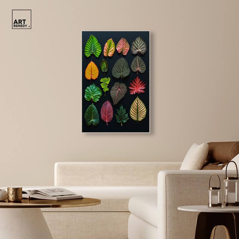 Leaf Lexicon Canvas by Art Remedy