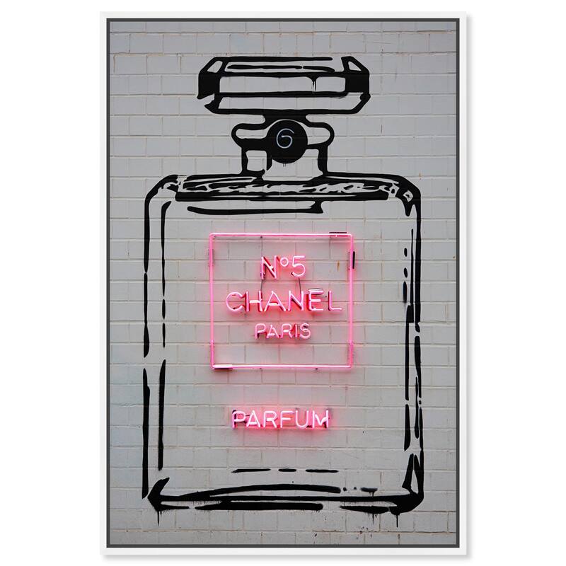Parisian Perfume Canvas by Art Remedy - White - 36" x 54"