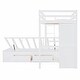 preview thumbnail 7 of 23, Twin Bunk Bed with Lift & Storage - Clothing Organizer, Spacious Drawers, Shelving - Ideal for Kids & Teens
