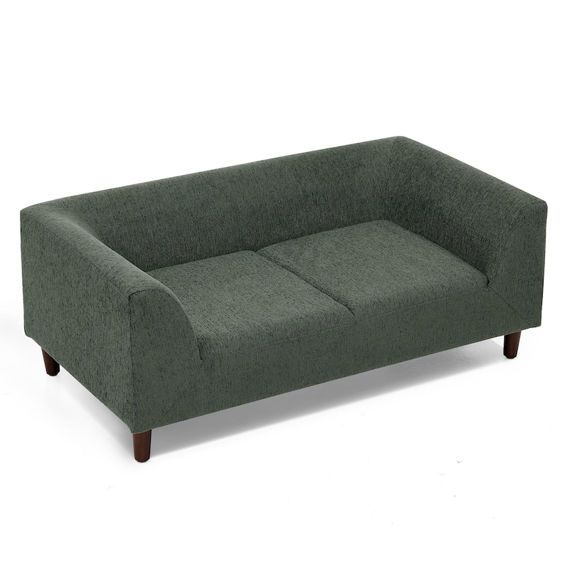Modern rectangular Pet sofa with backrest and armrests
