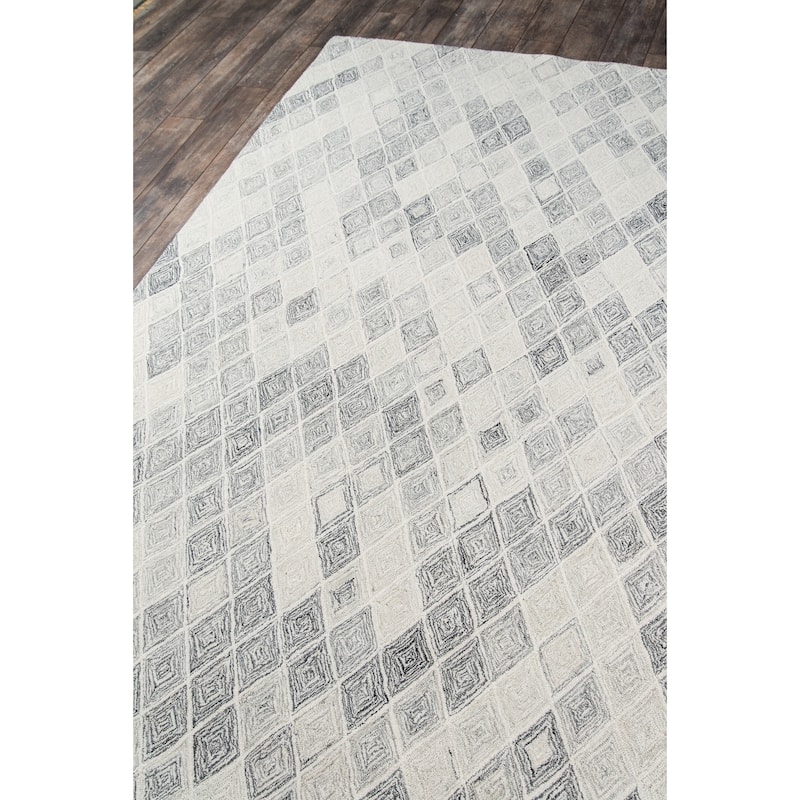 Momeni Cortland Hand Tufted Wool Contemporary Geometric Area Rug