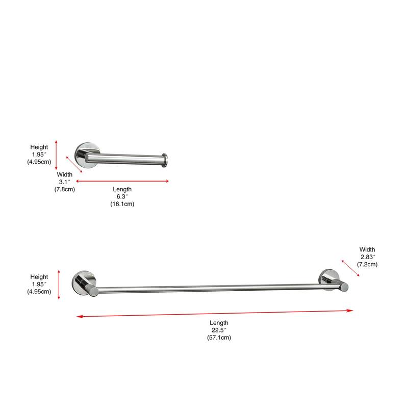 Indigo Home 2-Piece Bathroom Hardware Set