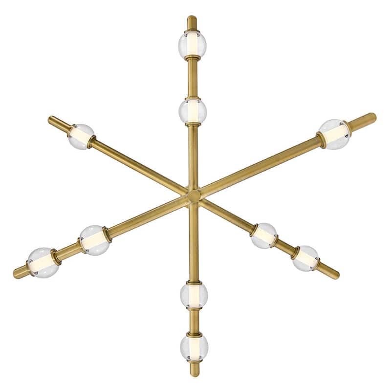 Hinkley Lighting 48336 Saxon 50" Wide LED Abstract Chandelier