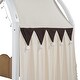 preview thumbnail 17 of 28, Wooden Twin Size Extended Bed With Arched Roof and Trundle