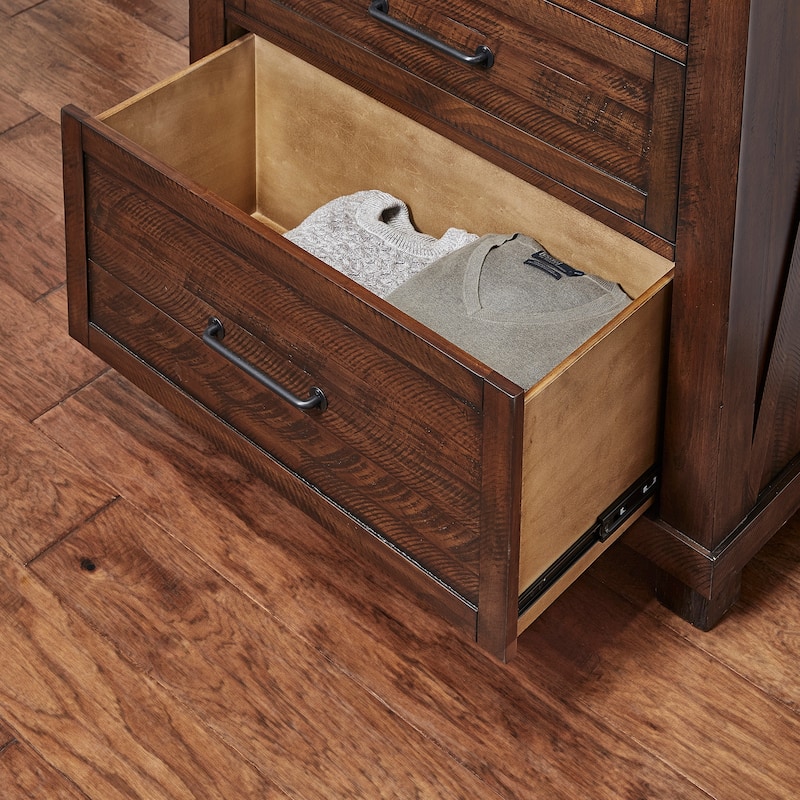 Simply Solid Shelba Solid Wood 6-piece Storage Bedroom Collection