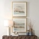 preview thumbnail 2 of 5, Uttermost So Golden Abstract Landscape Prints (Set of 2)