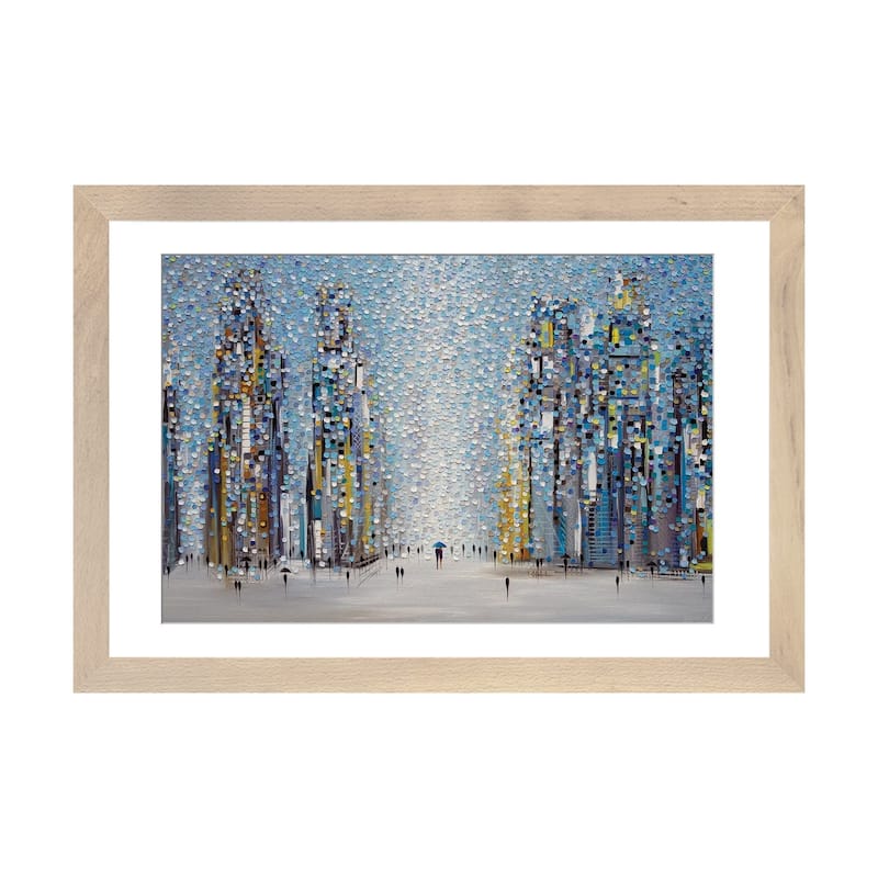iCanvas "Sunny Cityscape" by Ekaterina Ermilkina - Natural - 24x32x1