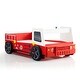 preview thumbnail 9 of 8, Rozo Contemporary Red Speedy Fire Engine Platform Kid Bed by Furniture of America