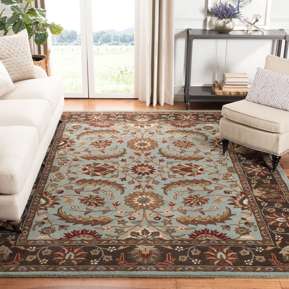 SAFAVIEH Handmade Heritage Owena Traditional Oriental Wool Rug