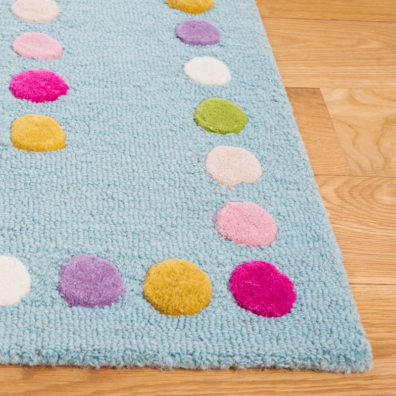 SAFAVIEH Handmade Kids Diva Dots Wool Rug