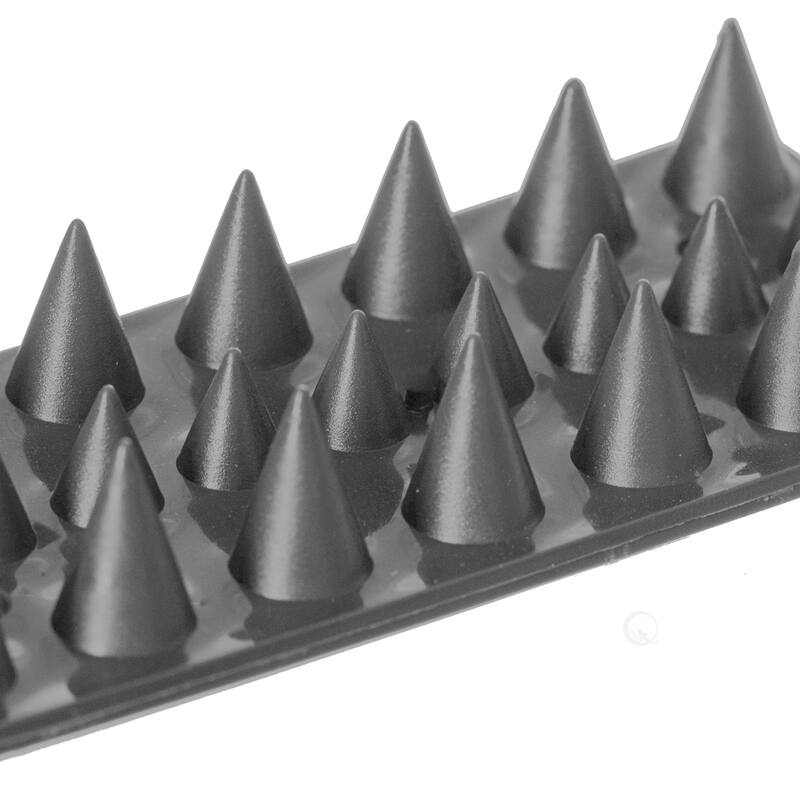 Plastic Repellent Wall Defender Fence Spikes for Birds, 10 Pack