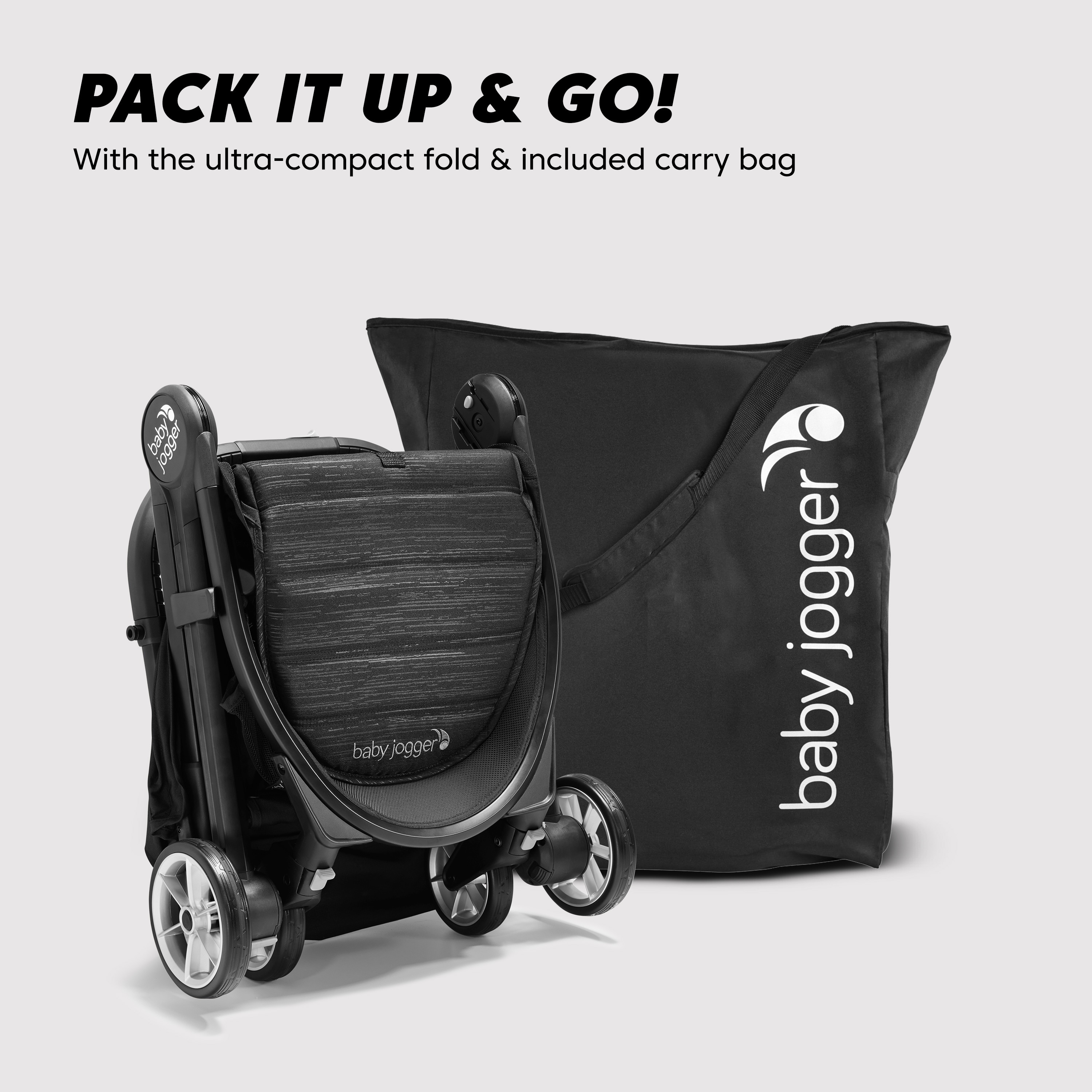 Baby Jogger City Tour 2 Ultra-Compact Travel Stroller, Jet - N/A