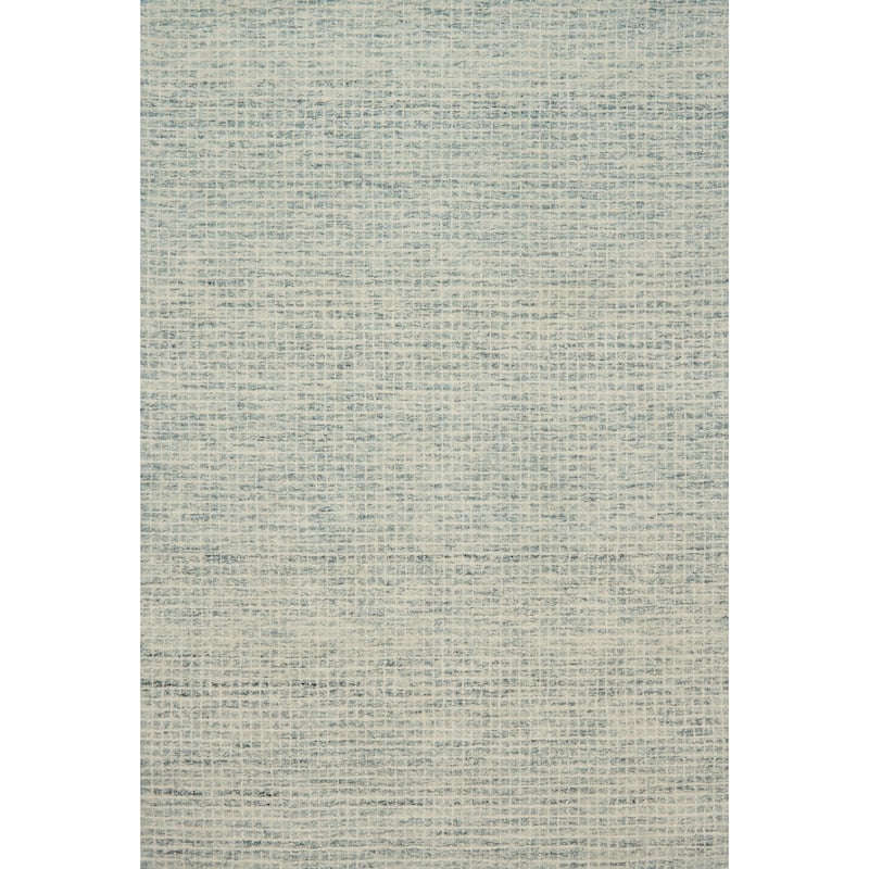 Alexander Home Mosaic Farmhouse Hand-Hooked Wool Rug - 2'6" x 7'6" - Spa