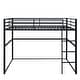preview thumbnail 17 of 31, Metal Loft Bed Full with Guardrails, Flat Ladder, Kids, Teens, Adults