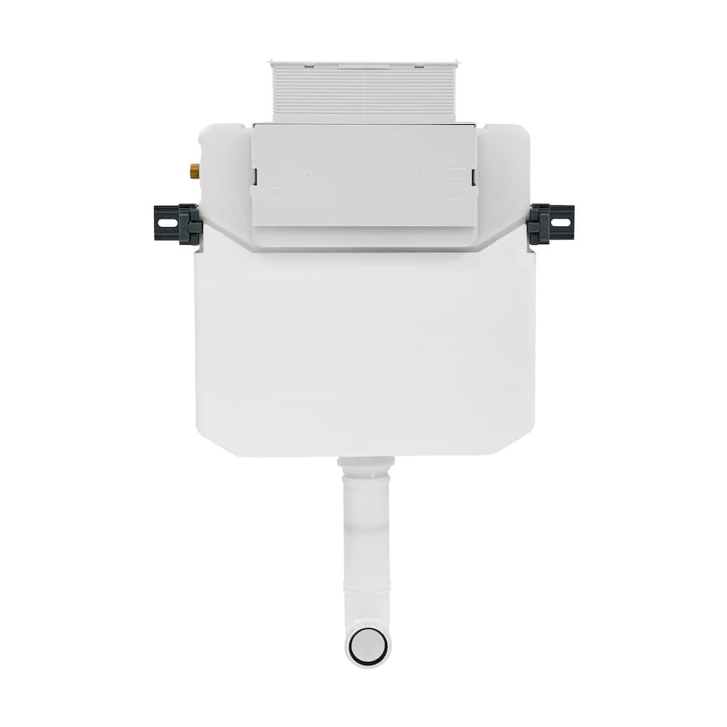 Biarritz H Concealed Toilet Tank Carrier System With Top Flush For Back-To-Wall Toilet - 30.3" x 17.3" 6.1"