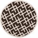 preview thumbnail 23 of 143, SAFAVIEH Handmade Flatweave Dhurries Michaele Modern Moroccan Wool Rug 6' Round - Brown/Ivory - Round