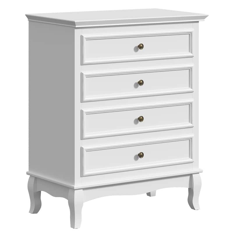 RoyalCraft White 4 Drawer Dresser