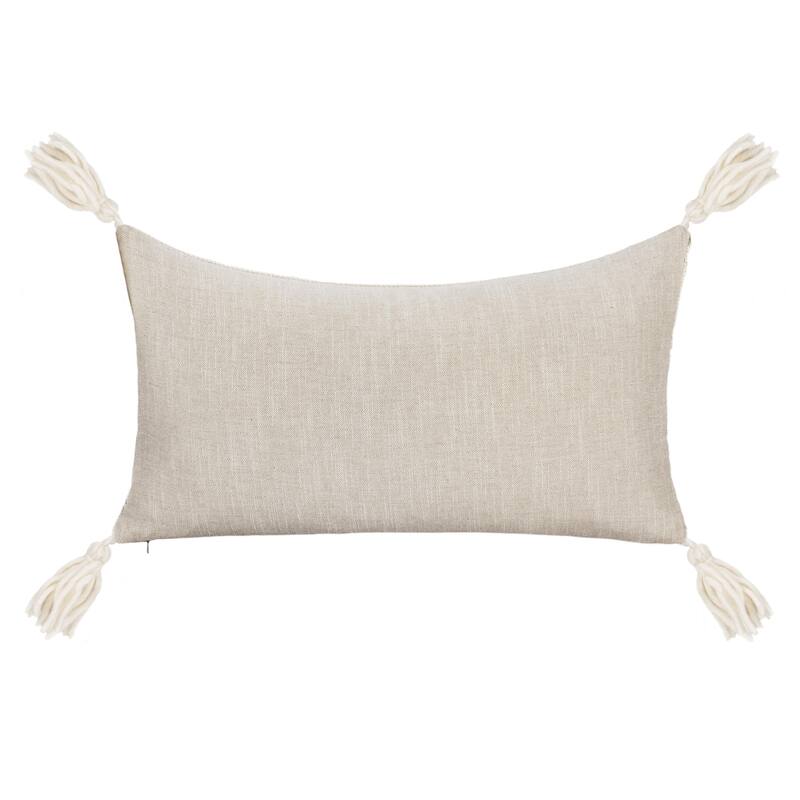 Villa by Classic Home York Wool Fabric Throw Pillow