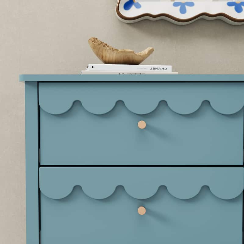 Princess Storage Set 9-Drawer Lace Dresser with Nightstand