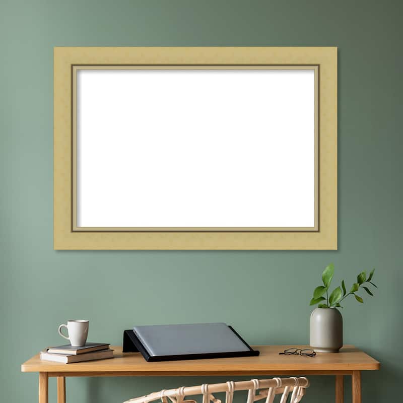 Amanti Art Landon Gold Framed Dry Erase Magnetic Board