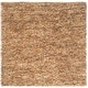 preview thumbnail 37 of 136, SAFAVIEH Handmade Leather Shag Carlijn Modern Decorative Rug 3' Square - Light Gold - Square