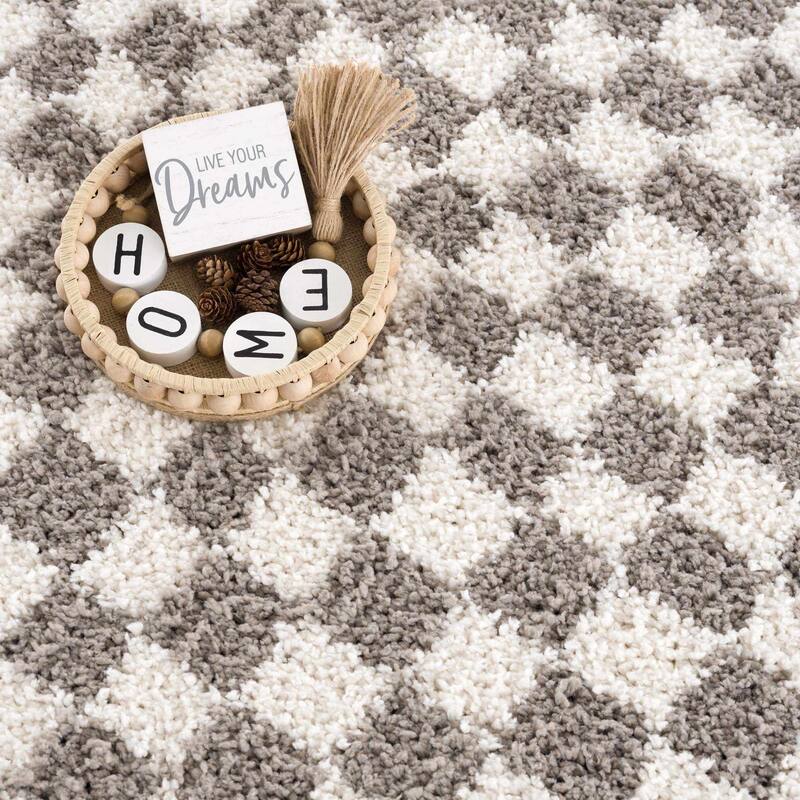Hauteloom Butch Living Room, Bedroom Patio Outdoor Area Rug - Farmhouse - Taupe,Beige - 2' x 3'