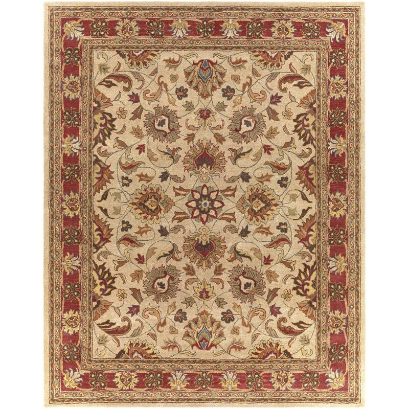 Livabliss Caesar Updated Traditional Border Area Rug.