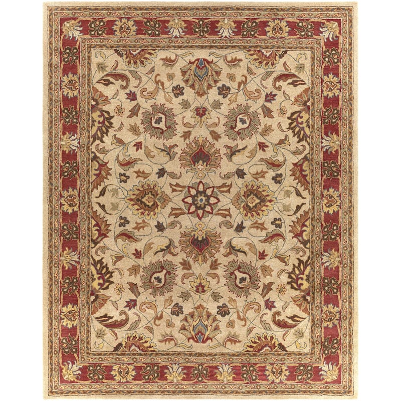Livabliss Caesar Updated Traditional Border Area Rug.
