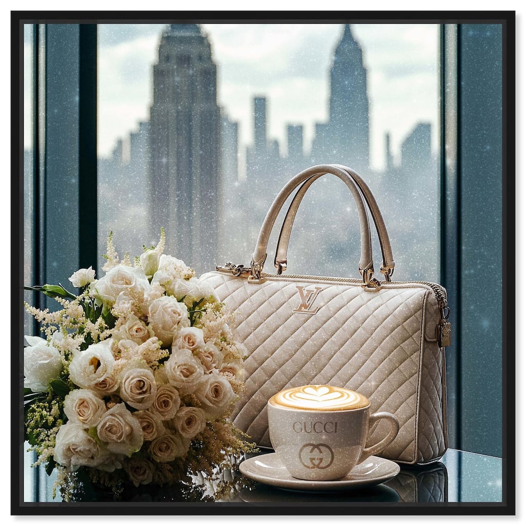 Glam by the Window New York Canvas by Art Remedy