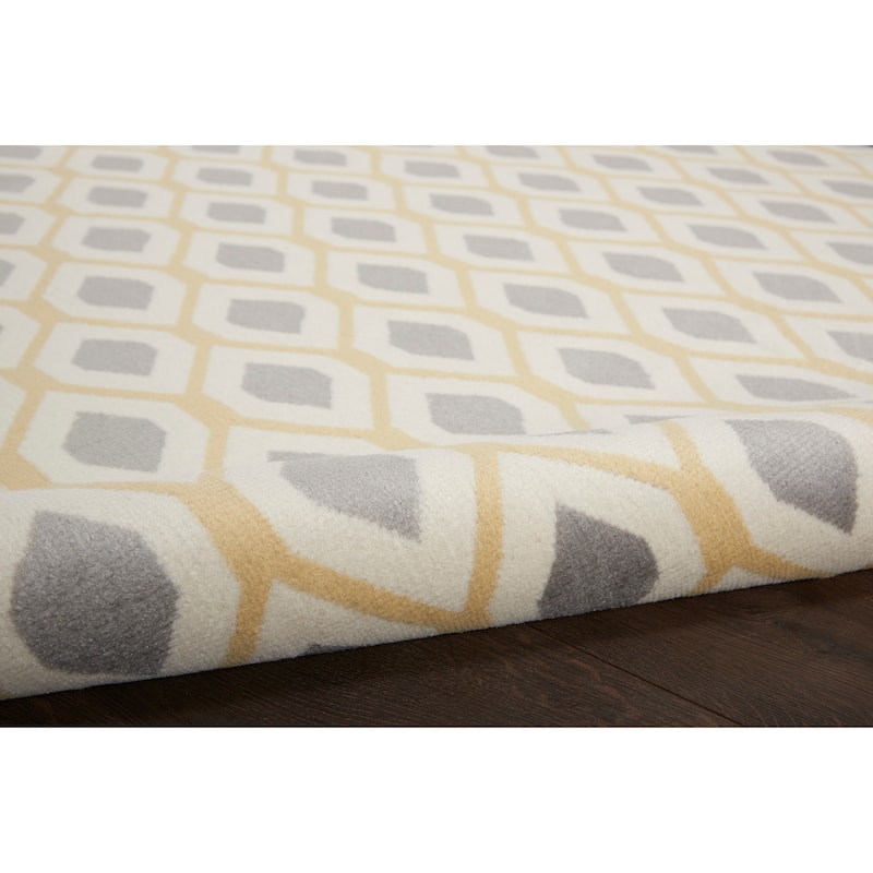 Nourison Grafix Modern Geometric Area Rug