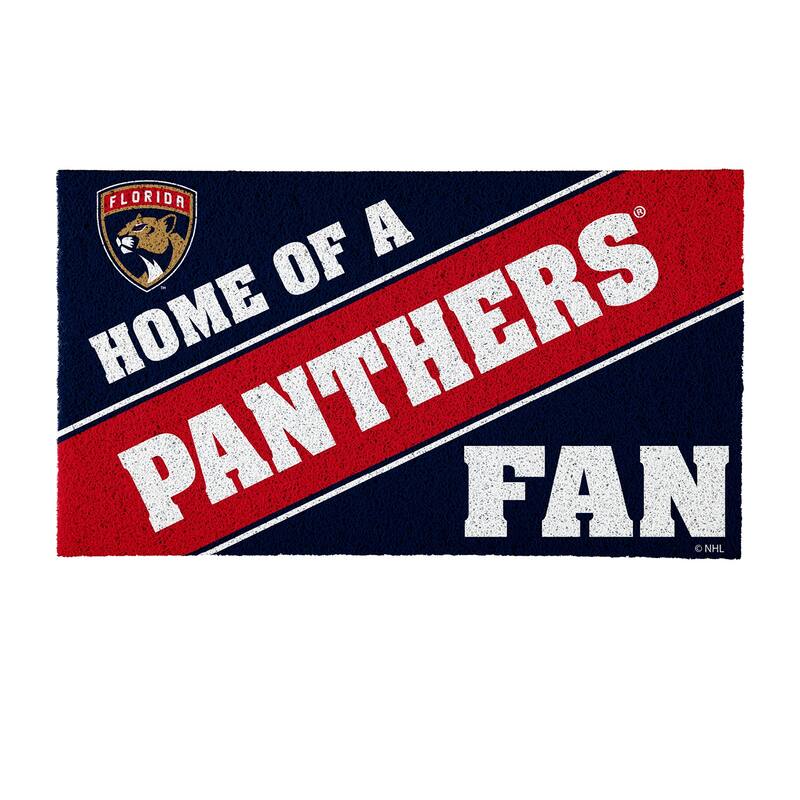 Florida Panthers PVC Door Mat - Multi-Color