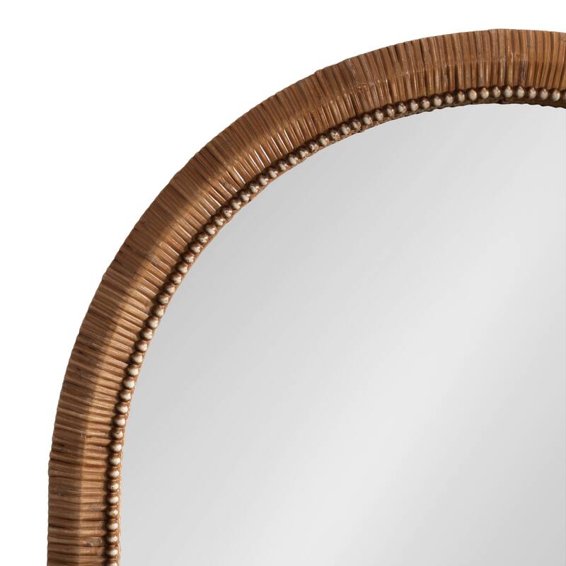 Kate and Laurel Rahfy Beaded Arch Framed Wall Mirror - 24x36