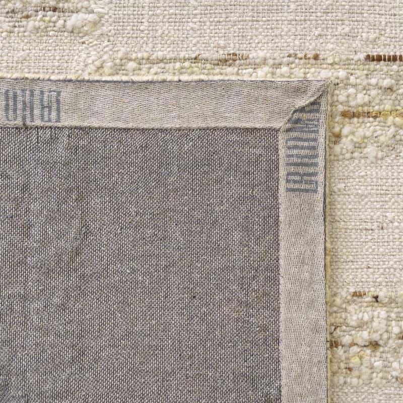 Sevita Ivory/Natural Farmhouse Checkered Area Rug